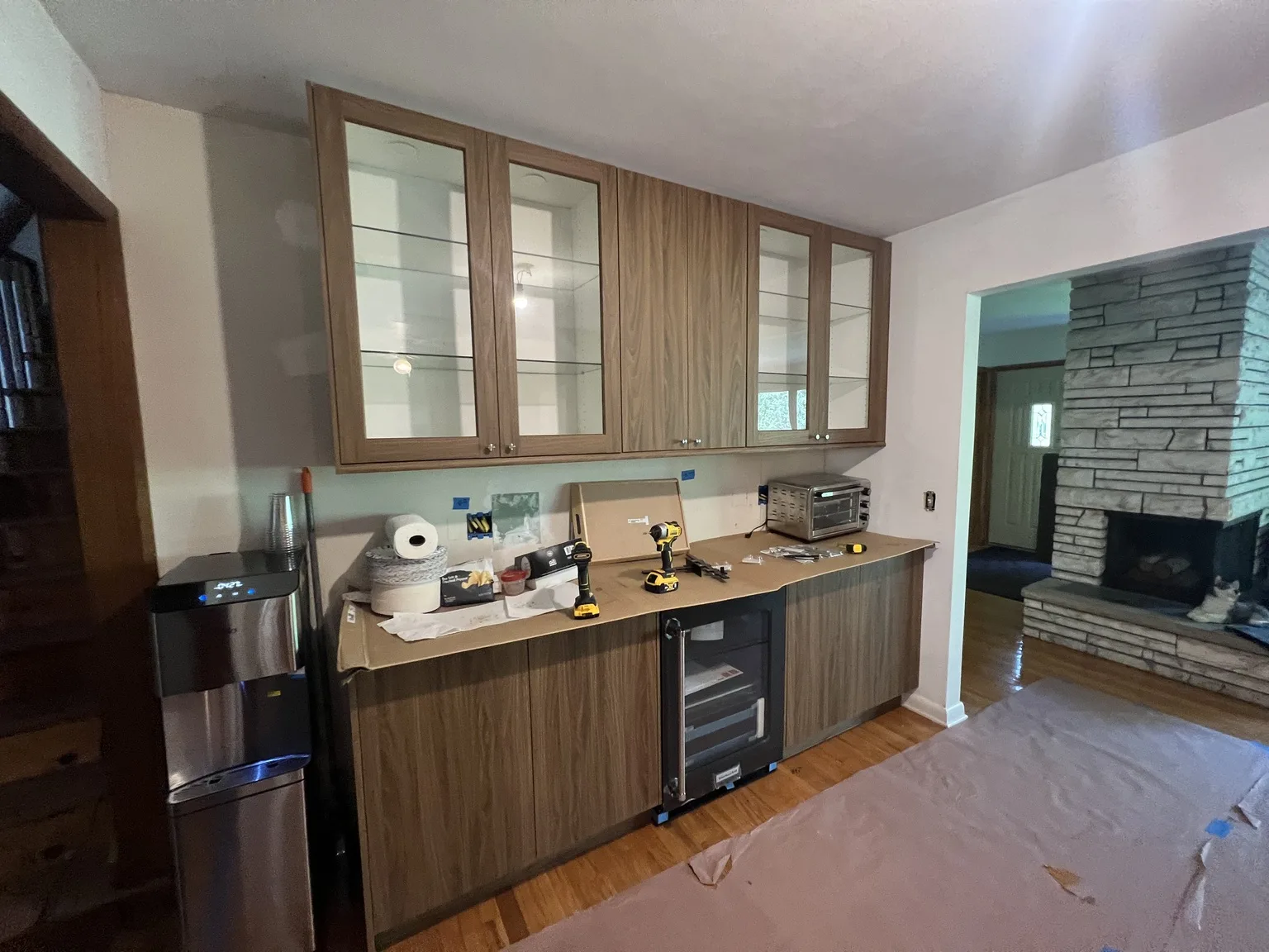 IKEA kitchen installation near Upper East Side, NY — Walnut Butler's Pantry