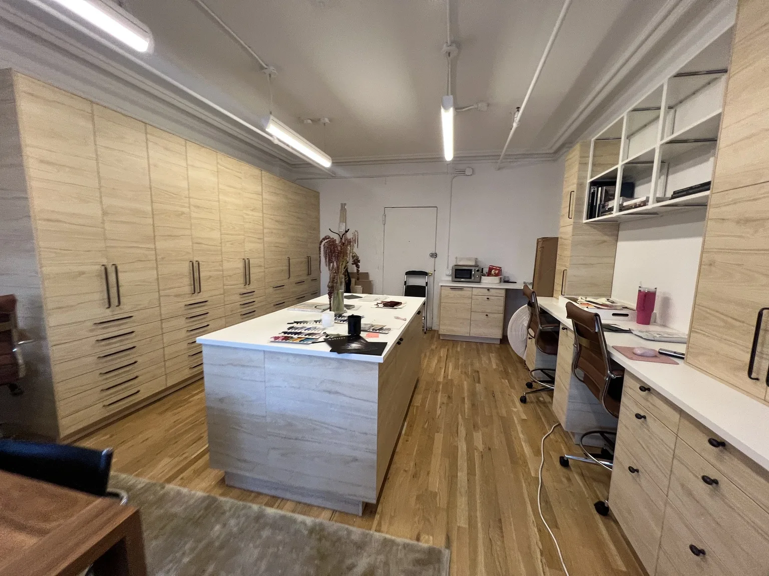 IKEA kitchen installation near DUMBO, NY — Light Wood Kitchen with Island